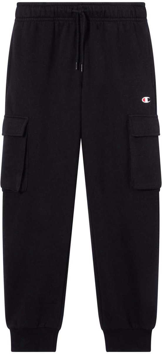 Champion Icons Fleece Rib Cuff Cargo Joggingbroek Junior Zwart