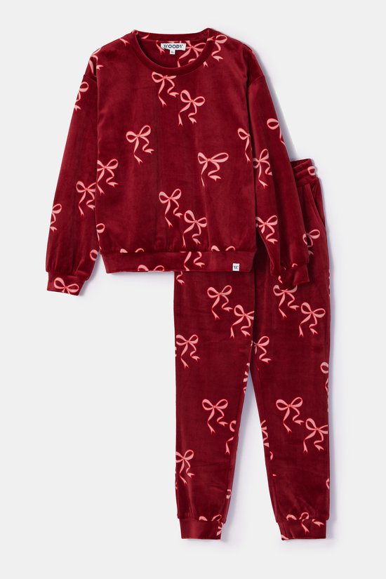 Pyjama femme nœuds boisés