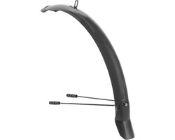 Eurofender Voorspatbord 28" - Compact Lampo-systeem - Mat Zwart - 58 mm Breed