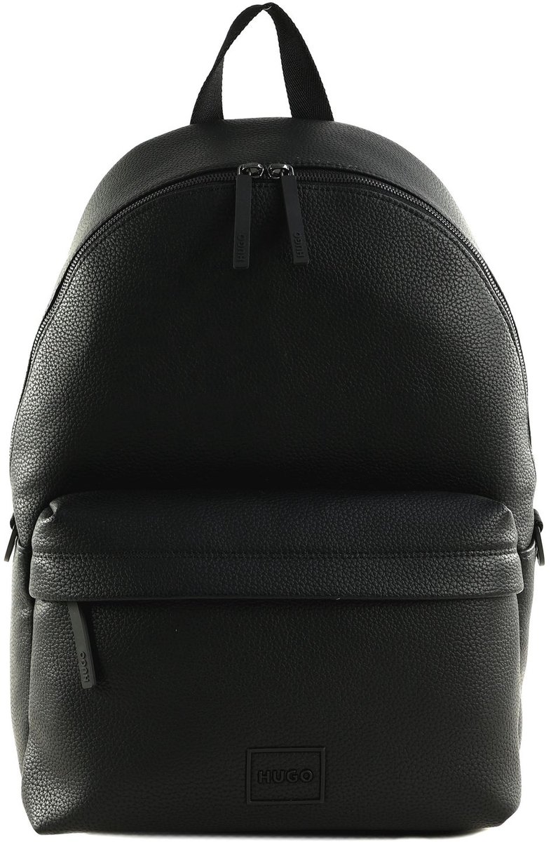HUGO laptop rugzak rugzak met laptopvak New Ethon Backpack Black zwart