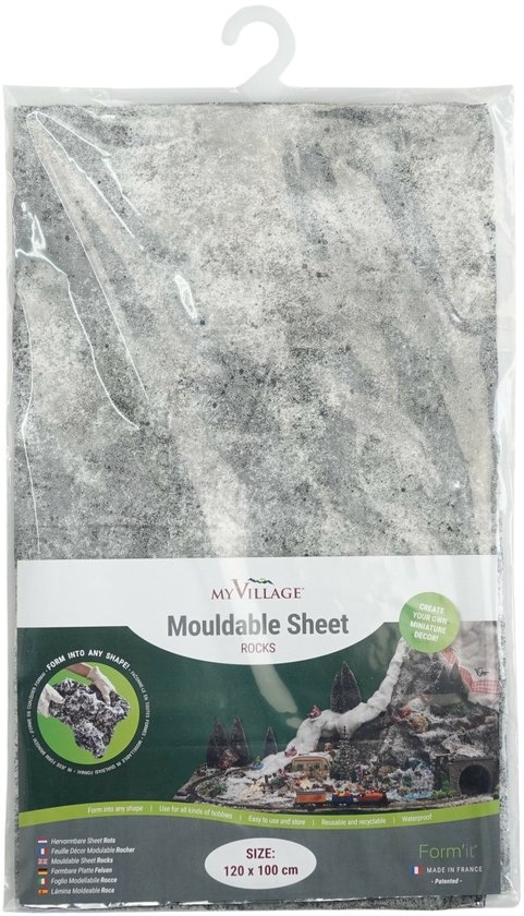 My Village | Flexibele Plaat Alpine Grijs | 120 × 100 cm