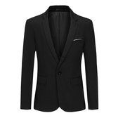 ALLTHEMEN Heren Blazer - Blazer Met Één Knoop - XL