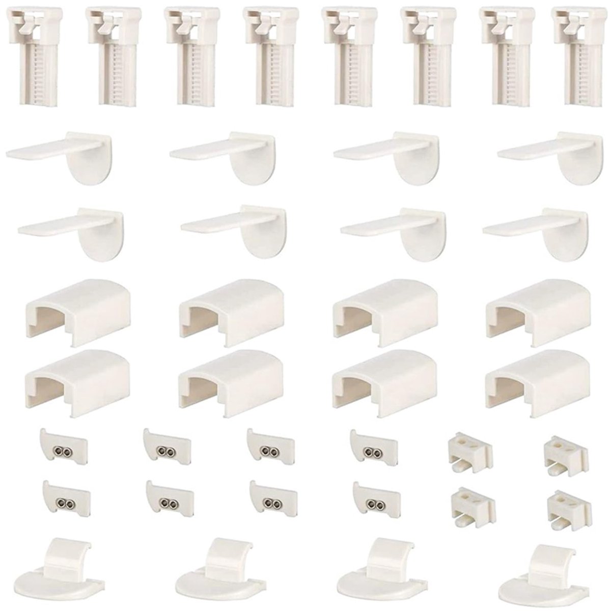 20Mm Plissé Gordijn Accessoires Set - 4 Groepen Van 40 Stuks Montage En Installatie Onderdelen