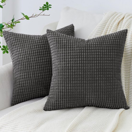Home Brilliant Roze kussenslopen 45 cm x 45 cm Home Brilliant Roze kussenslopen 45 cm x 45 cm