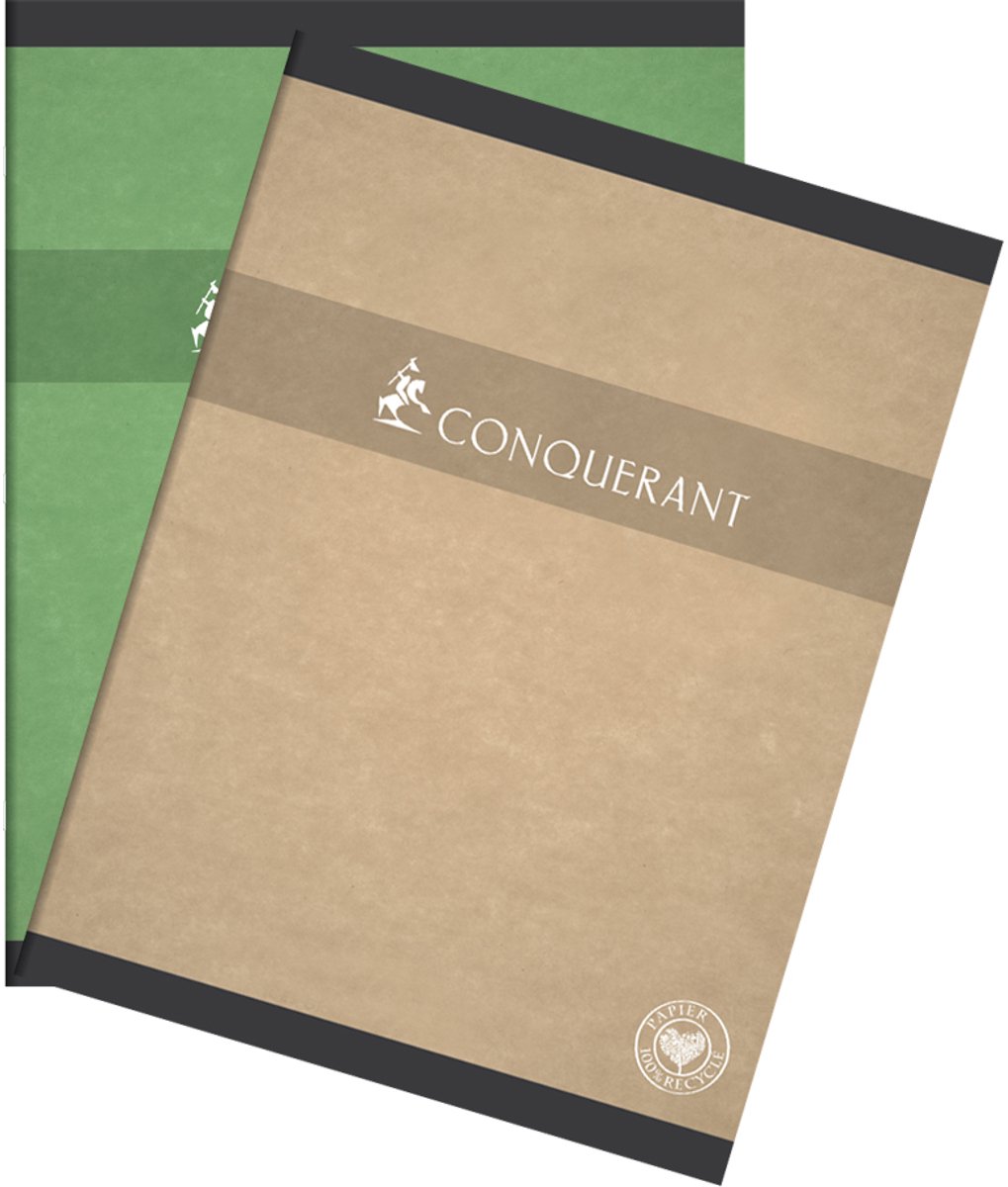 CONQUERANT SEVEN Gerecycled notitieboek, 240 x 320 mm, zy