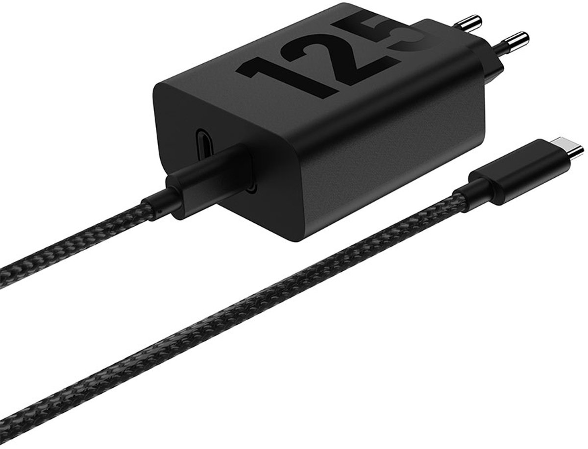 Motorola TurboPower Oplader 125W met 2 Poorten + Usb C kabel