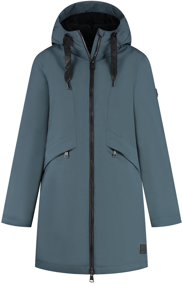 Kjelvik Else Dames Outdoorjas Blauw