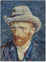 Affiche 30x40 cm / 12x16″ Vincent van Gogh - Autoportrait au chapeau de feutre gris