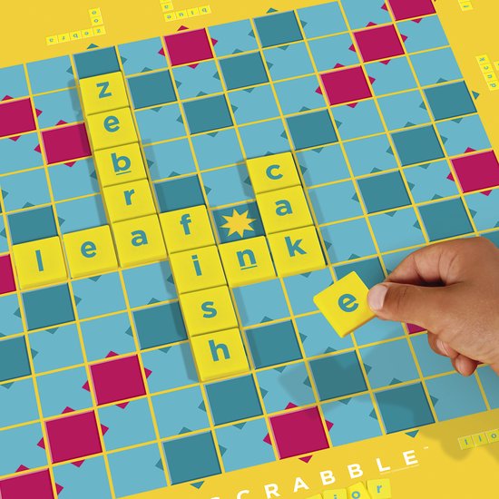 Mattel Games Scrabble Junior - Familie bordspel - Nederlandse editie