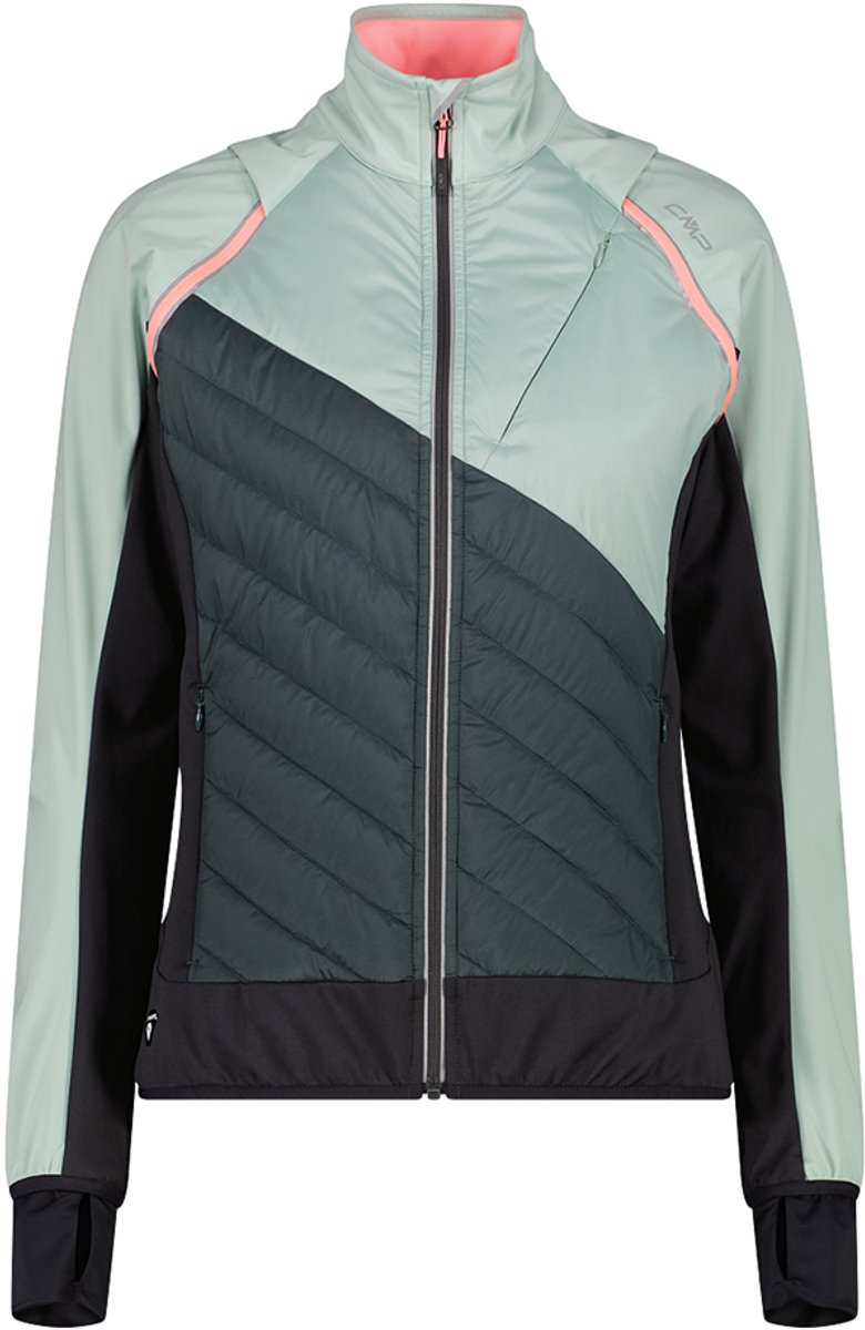 Cmp Detachable Sleeves 30a2276 Softshelljack Groen XS Vrouw