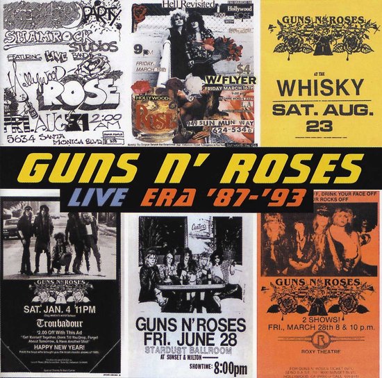 Guns N' Roses Live Era '87–'93 - Dubbel-cd hardrock album
