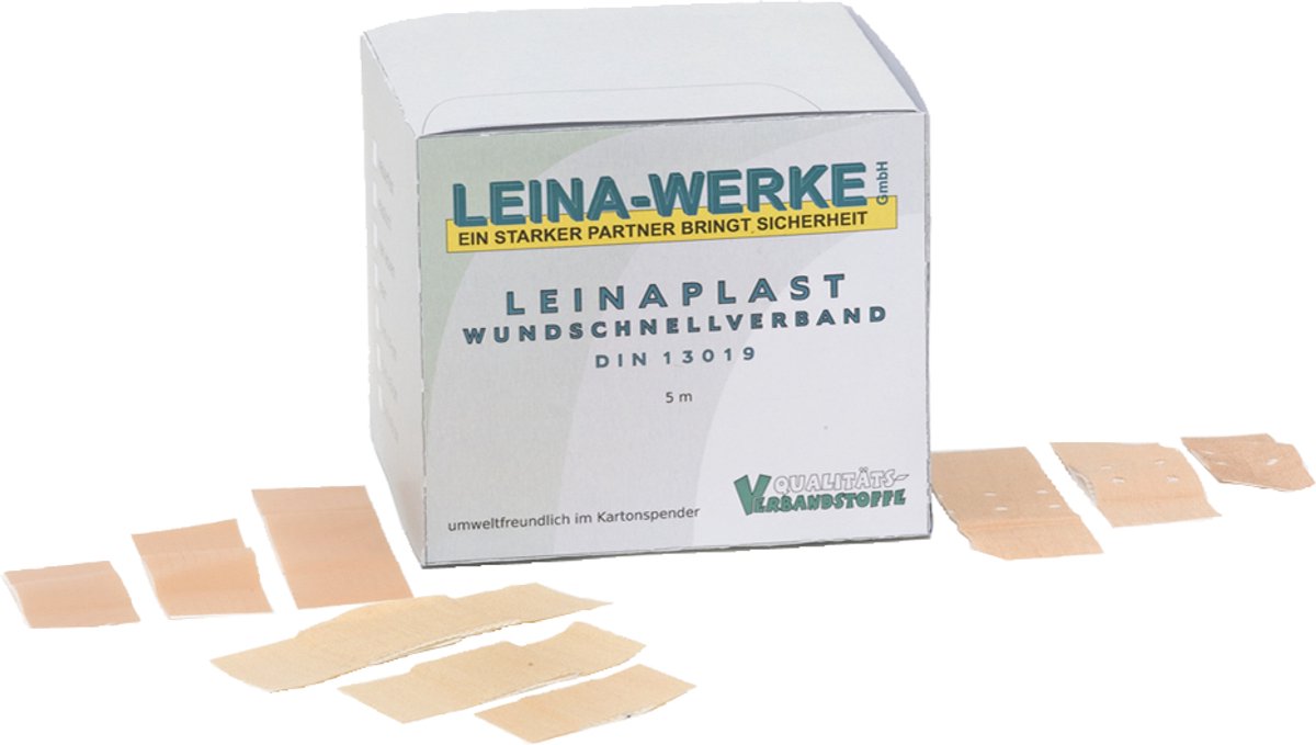 Elastische beige verband 1 m x 8 cm