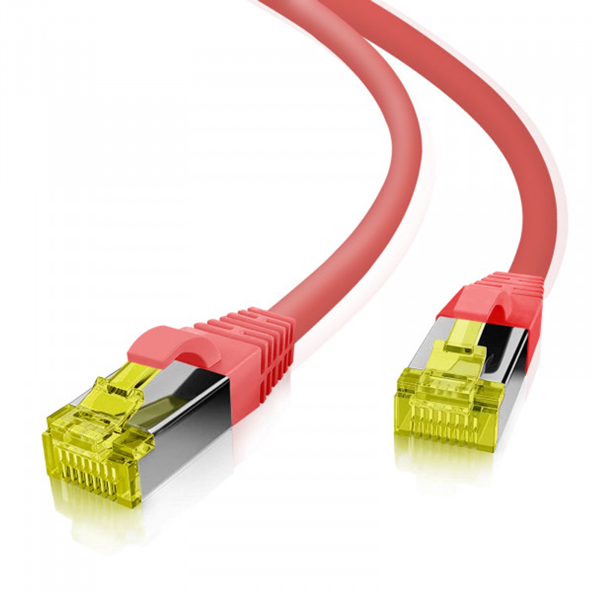 Helos 263771 netwerkkabel Rood 0,5 m Cat6a S/FTP (S-STP)