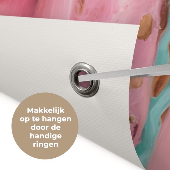 Affiche de jardin 80x120 cm - Décoration de jardin Foulard - Singe - Lunettes de soleil - Veste - Affiche pour le jardin - Décoration extérieure - Tableau de jardin clôture - Décoration murale en tissu de jardin - Décoration murale en tissu de balcon