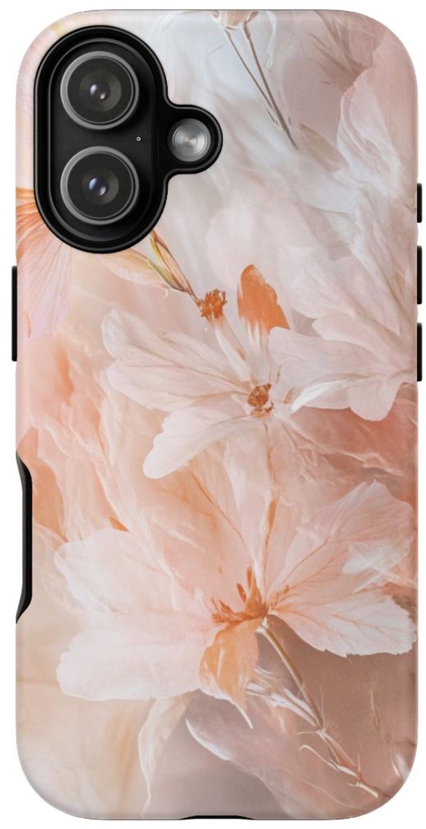 Fijne Pastelkleurige Bloemen – Telefoonhoesje Geschikt voor iPhone 17