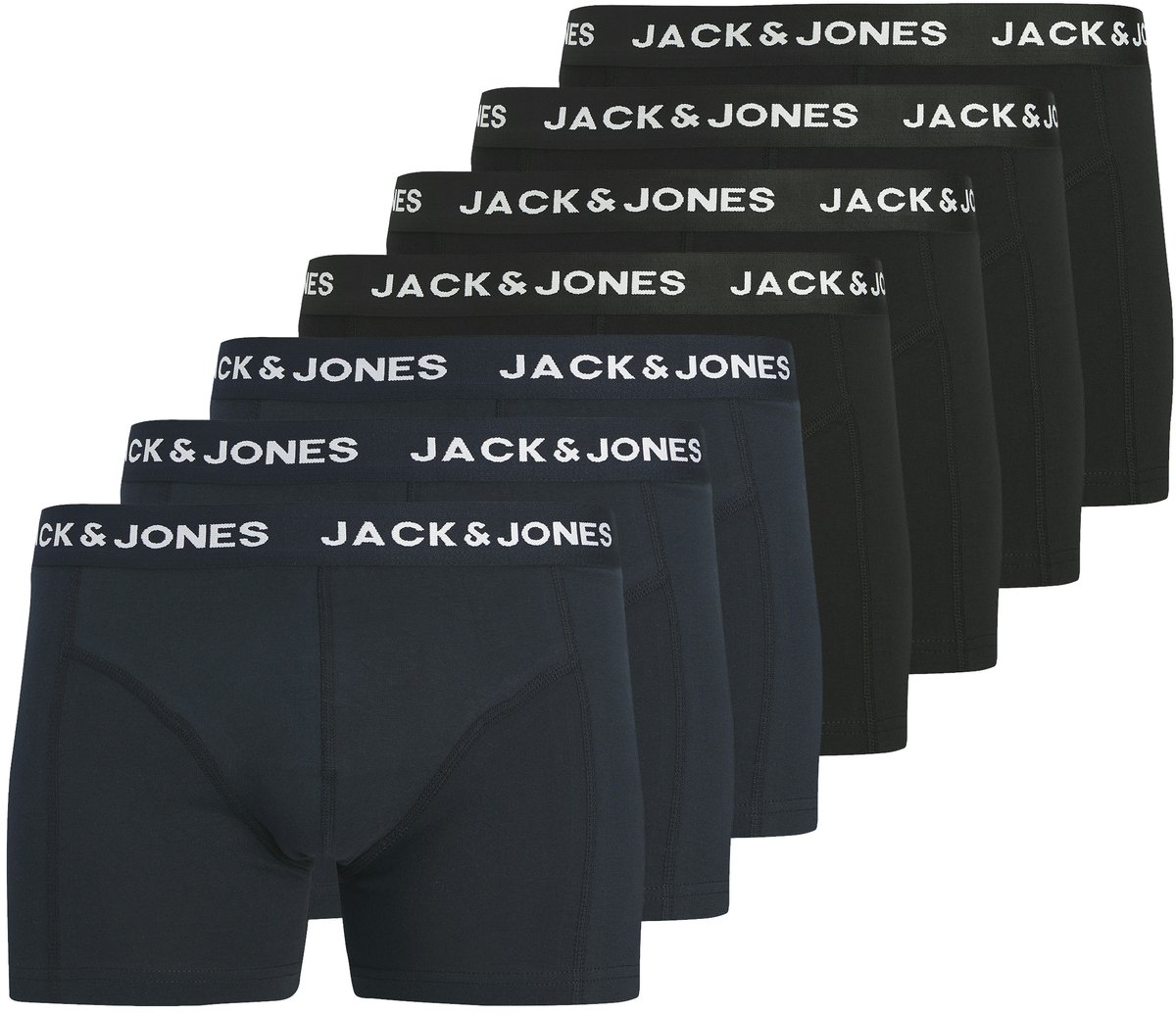JACK&JONES ADDITIONALS - JACTONY SOLID TRUNKS 7 PACK Heren Onderbroek