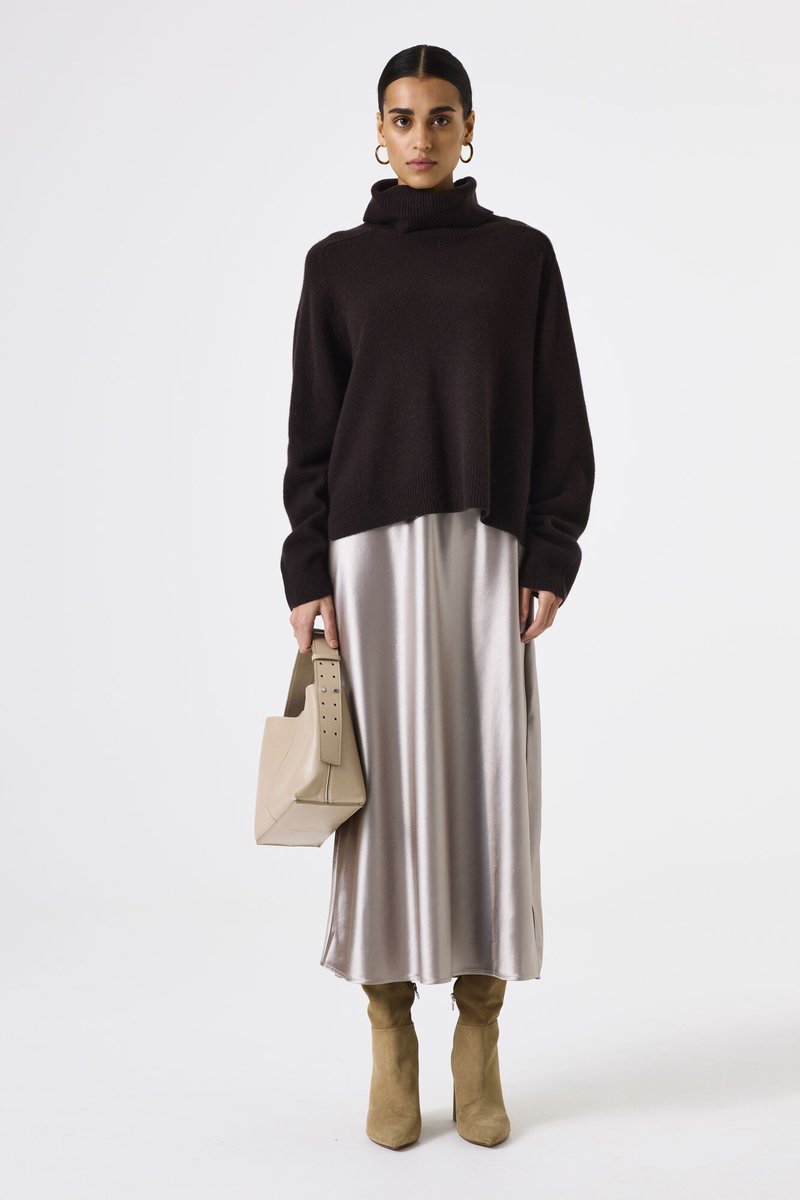 GARCIA Dames Effen Rok Grijs