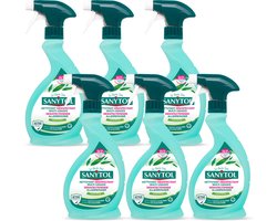 Sanytol Desinfecterende Allesreiniger Spray 500 ml – Multi-Oppervlakte Reiniger – verwijdert 99,9% van bacteriën en virussen – 6 stuks
