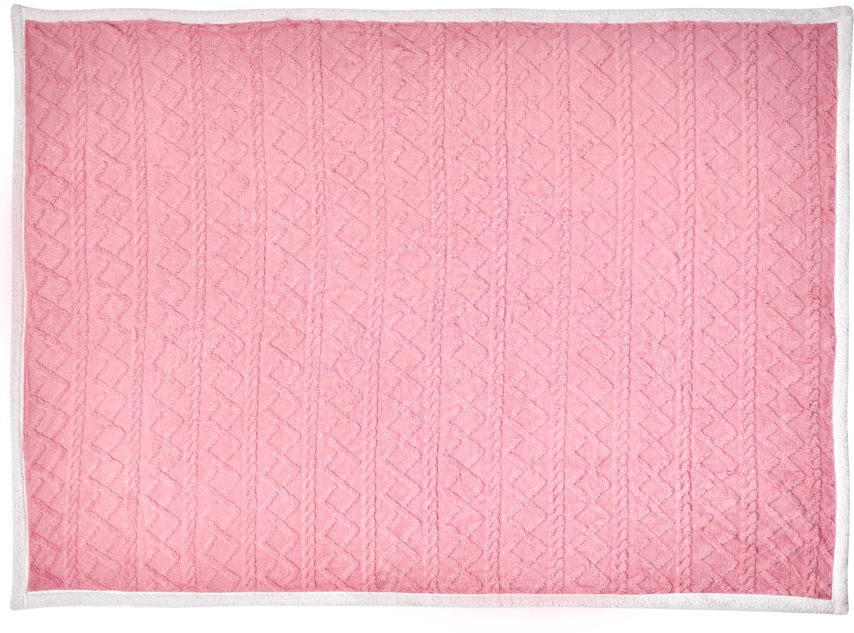 HONEYCOMB - Bedsprei - Roze - 150 x 200 cm - Polyester