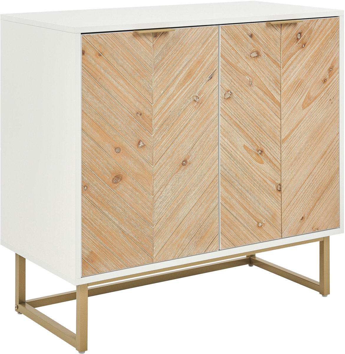 ALASKA - Dressoir - Lichtbruin/Wit - Hout