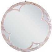 MONCLOVA - Miroir de table - Couleur bois clair - Bois de pin