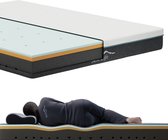 Best Life Matras 90 x 200 cm - Traagschuim & Koudschuim Matras - 18 CM - 3 Lagen