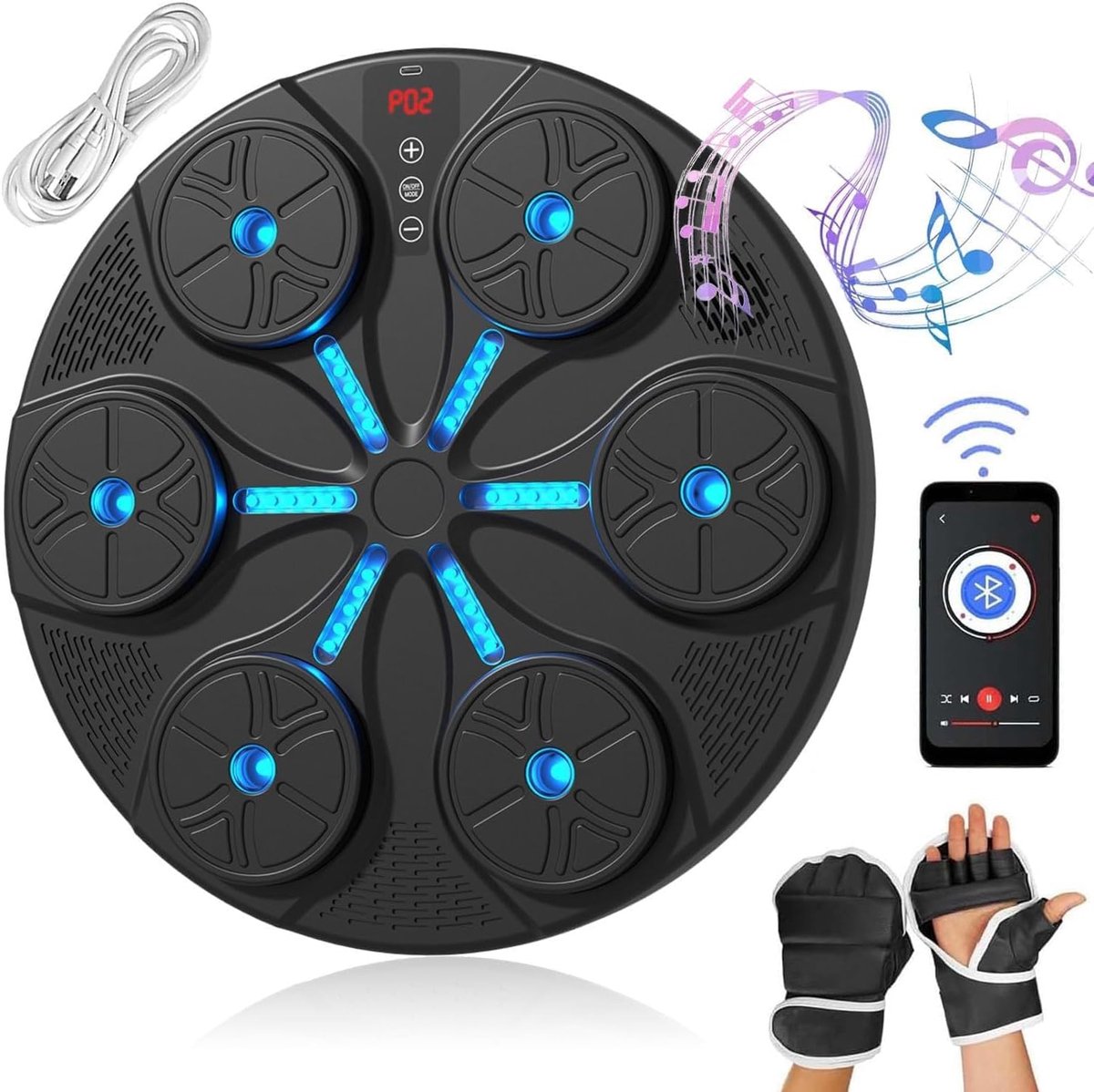 Slimme Muziek Boksmachine voor Thuis - Bluetooth Ondersteuning en Snelheidsinstellingen