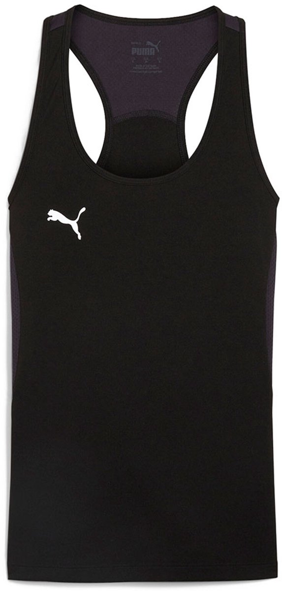 Puma Individual Mouwloos T-shirt M Vrouw Zwart