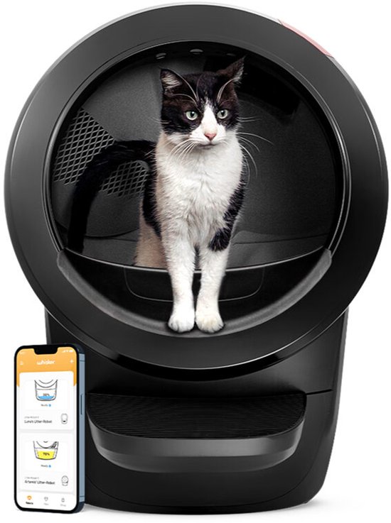 Litter-Robot 4 - Automatische Kattenbak - Zelfreinigend - Zwart - met App