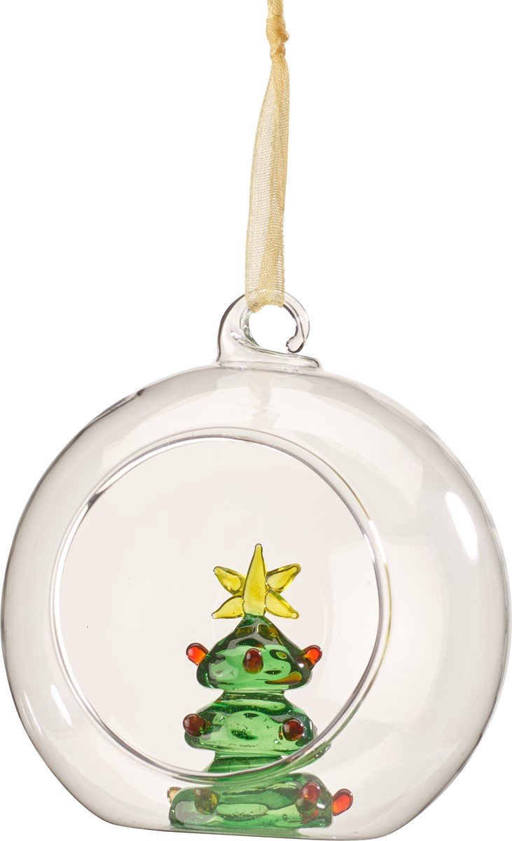 Villeroy & Boch Winterbakkerij Glazen Kerstbal - 8cm