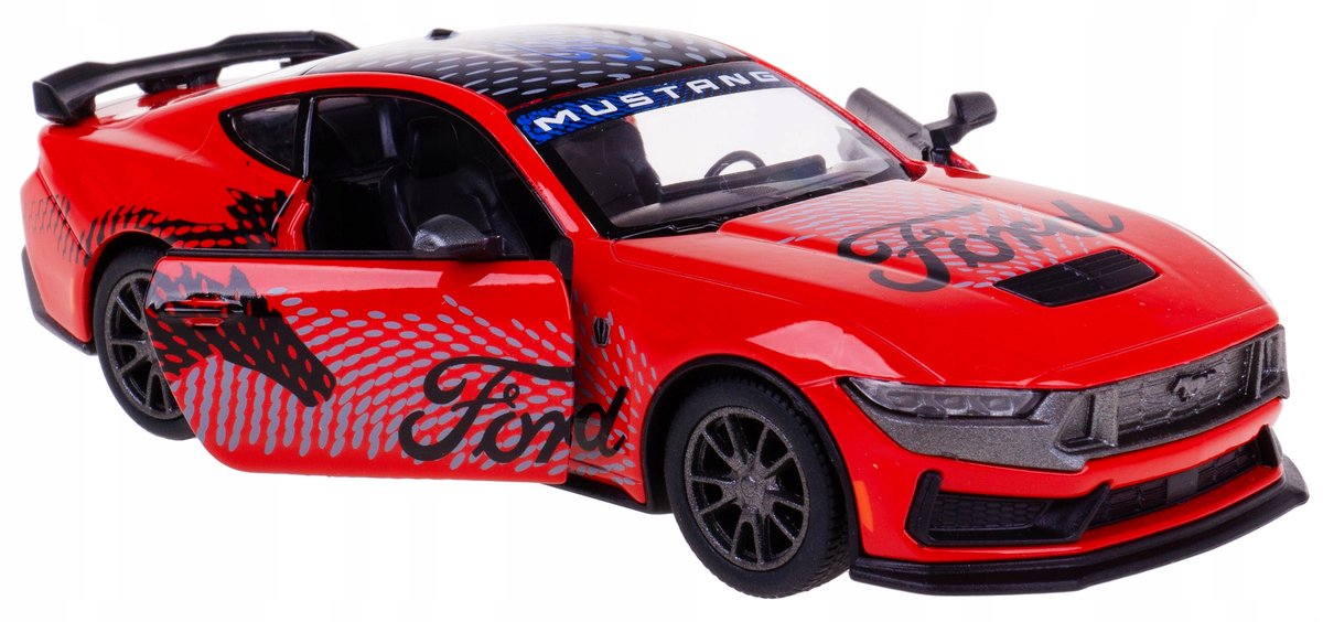Ford Mustang Dark Horse Modelauto 1:38 Rood - Kinsmart
