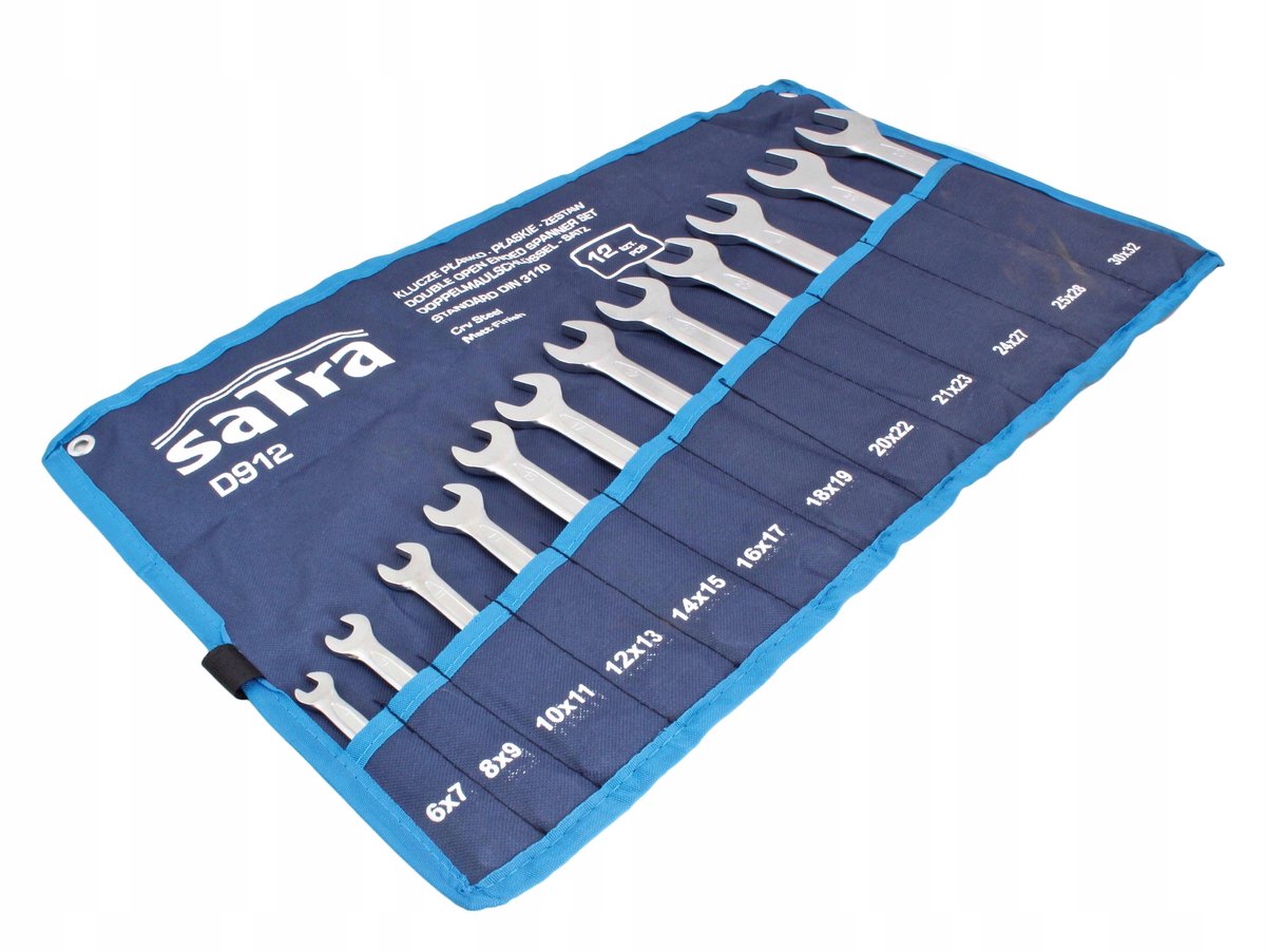 SATRA D912 Ringsleutelset 12 stuks 6-32mm