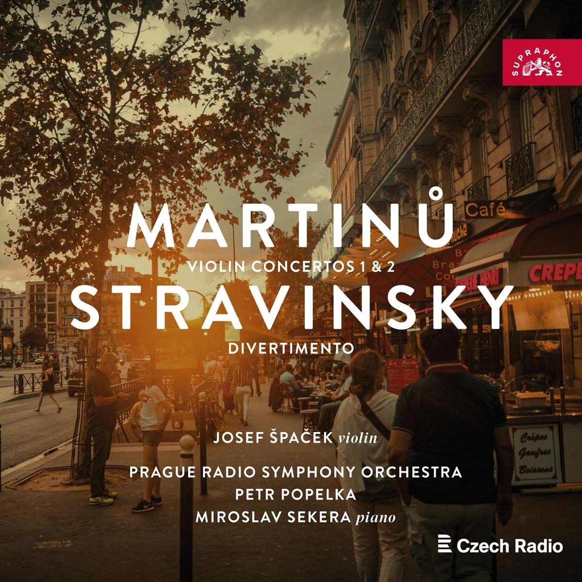 Josef Spacek, Petr Popelka, Prague Radio Symphony Orchestra - Martinů: Violin Concertos | Stravinsky: Divertimento (CD)