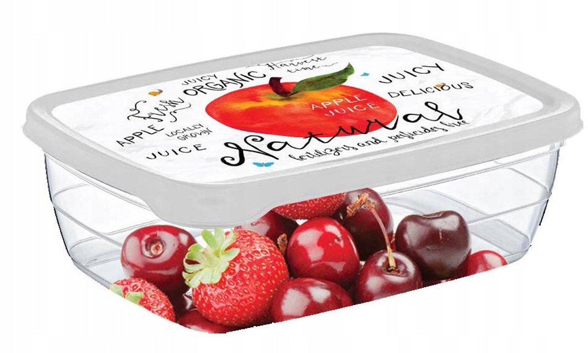 DECO TREND BOX 1.2L Rechthoekige Voedselcontainer BPA-Vrij