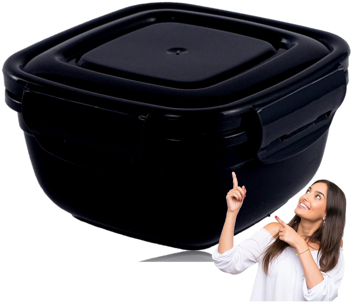 Lekker Dicht Voedselcontainer 0.5L Antraciet BPA-Vrij