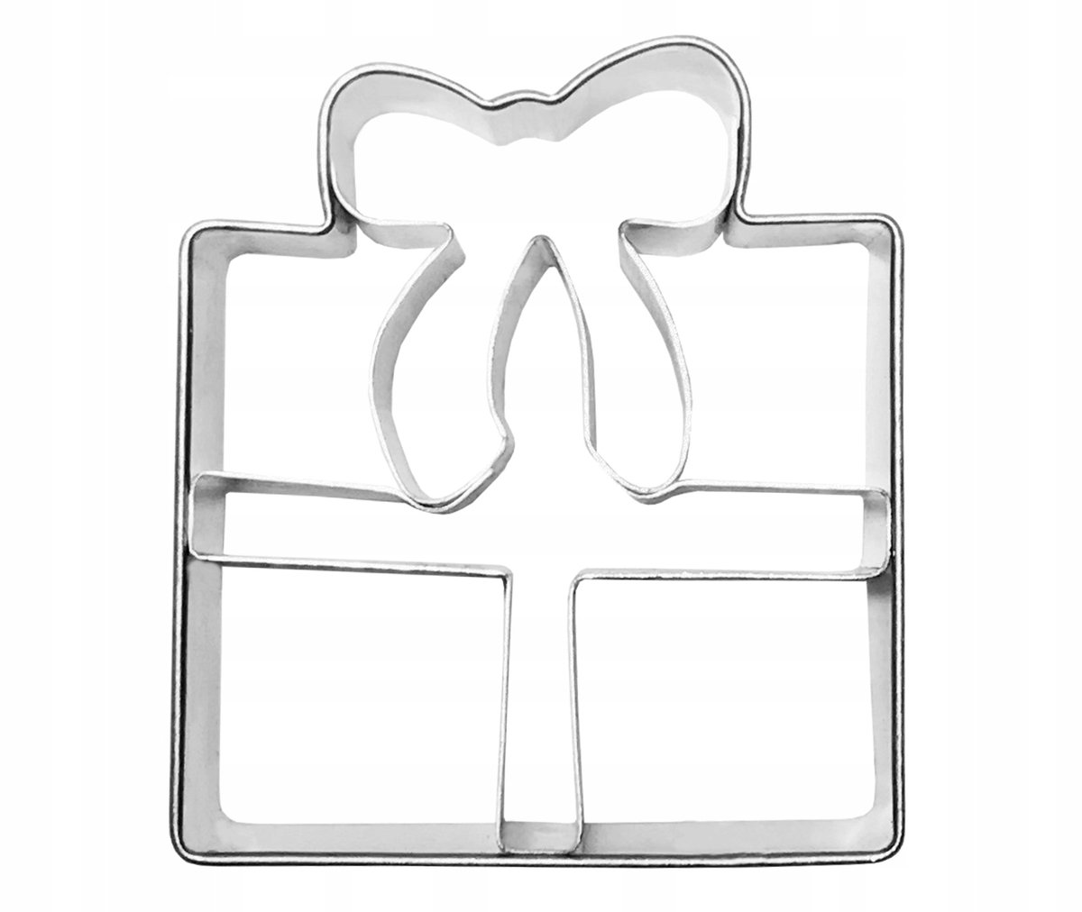 Koekjesvorm Cadeautje 6 cm - Roestvrij Staal - Kerst & Bakken