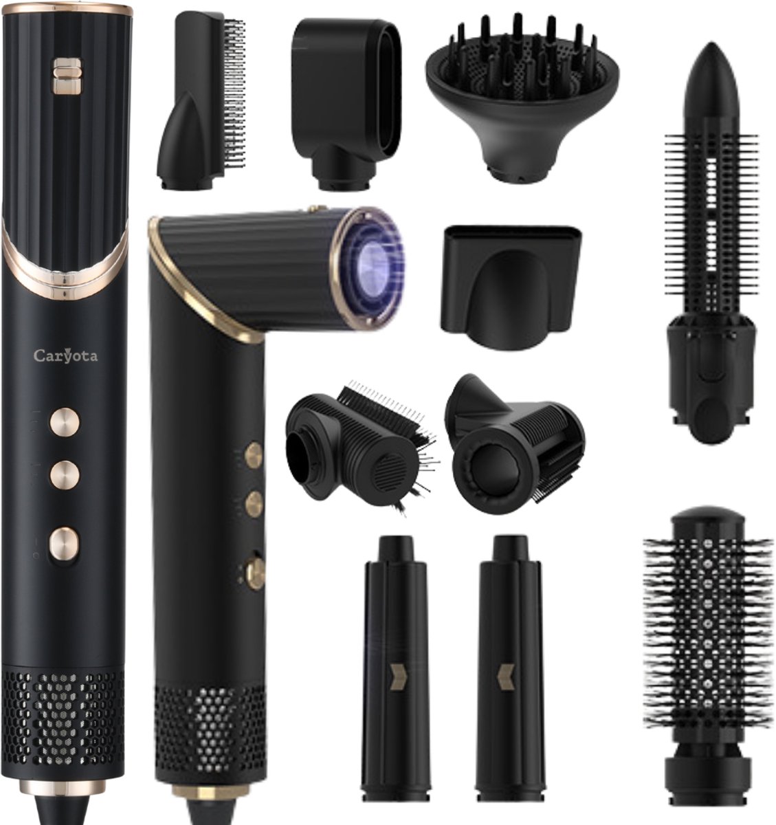Caryota 10-in-1 Airstyler - Multistyler met Föhnborstel,