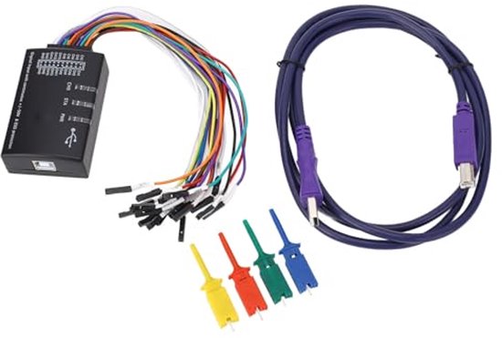 USB Logic Analyzer Kit 16 Channels for Debugging Electronic Circuit ...
