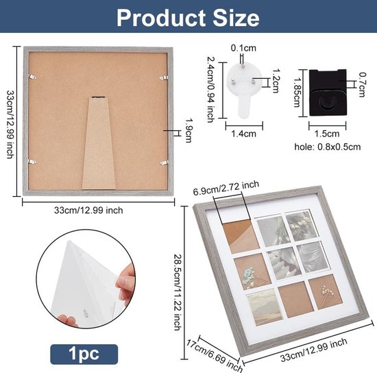 Paintersisters Tafelezel 50 cm hoog, display-ezel, decoratieve standaard, fotohouder, zitezel