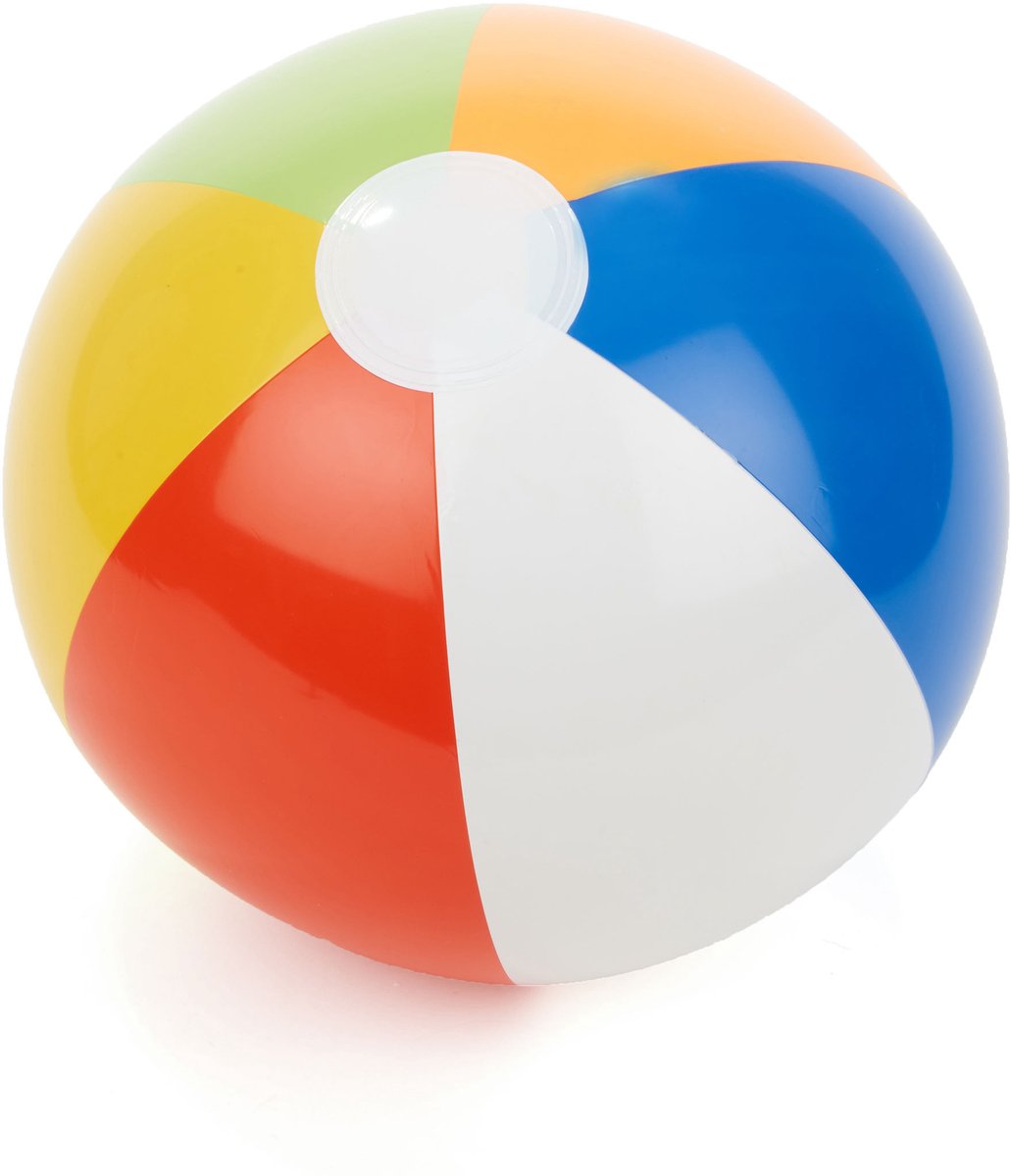 Smiffys - Inflatable Beach Ball Kostuum Accessoire - Multicolours
