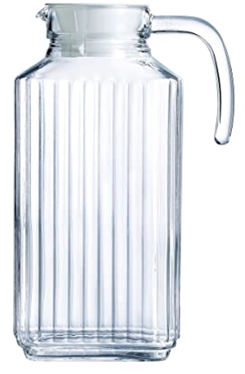 Transparante glazen kruik met deksel - 1,7 liter