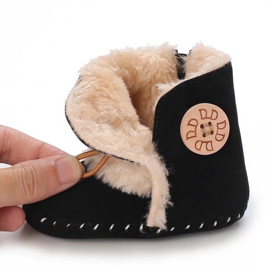 Warme sneeuwlaarzen voor baby's - Zachte zool fleece laarsjes voor de eerste stapjes van Merkloos — afbeelding 3