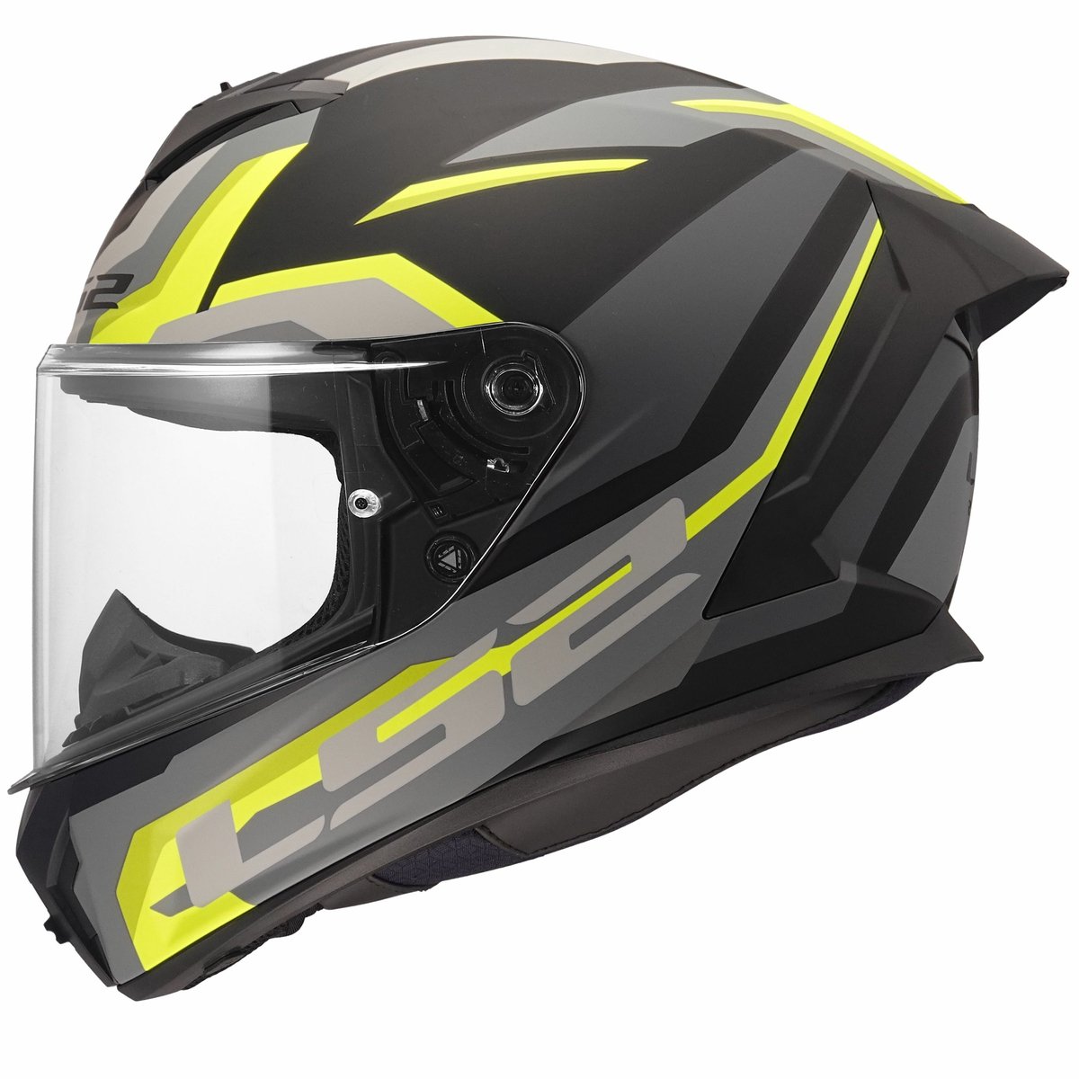 LS2 Helm Rapid III Hyper FF820 fluorgeel maat XS