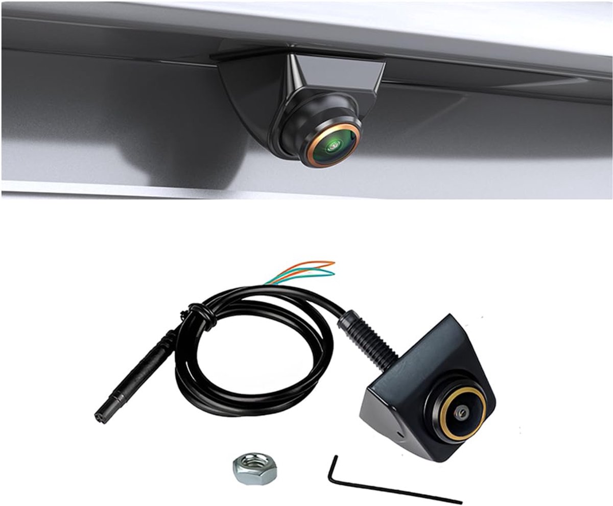 Groothoek instelbare achteruitrijcamera, fisheye-correctie achteruitrijcamera, 170° waterdichte achteruitrijcamera, flexibele inbouwpositie maakt auto-achteruitrijcamera mogelijk