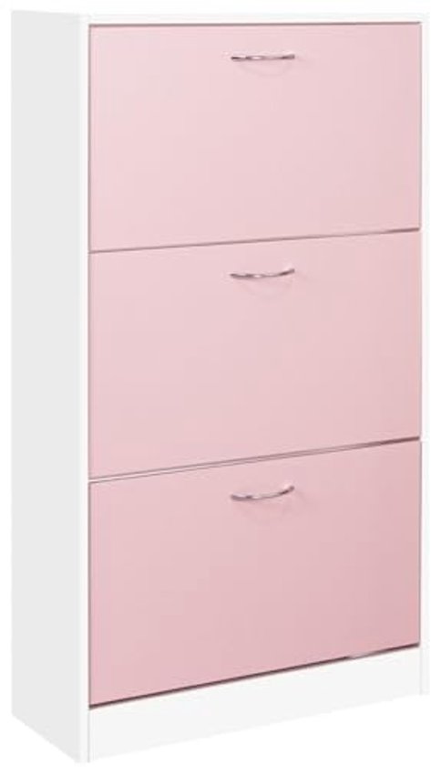 BAKAJI Schoenenkast Slim, Ruimtebesparend, 10 Etages Voor Schoenen Van Stof Frame Van Metaal Kleur Zwart Entree Modern Design Eenvoudig Te Monteren Afmetingen 175 X 100 X 27 Cm