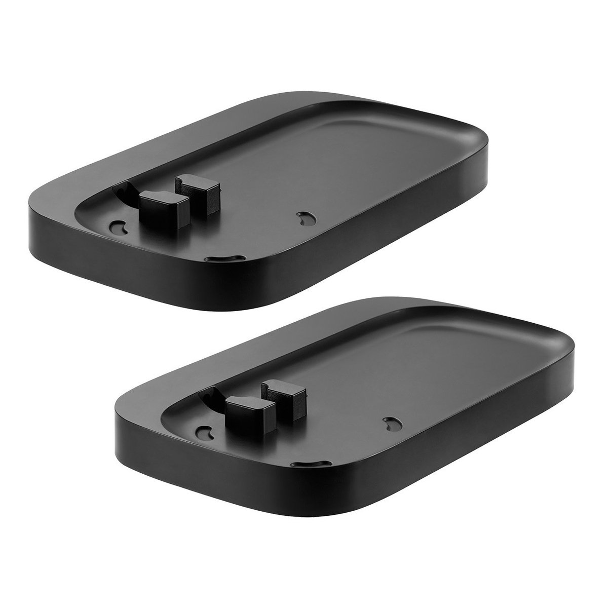 Muurbeugel set voor Sonos One, One SL en Play 1 - Met legplank gedeelte - Vast - Zwart