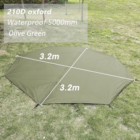 Man Tipi Hot Tent voor Winter Camping en Backpacken - Waterdichte Survival Bivvy — afbeelding 2