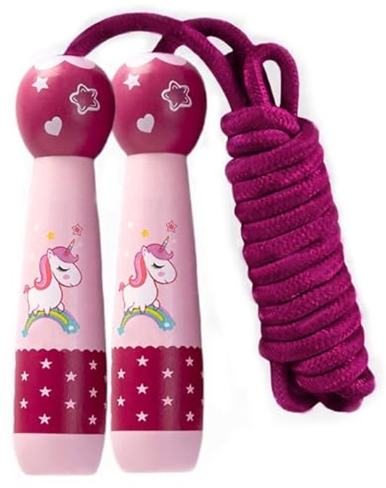 Flintronic 2 stuks regenboogspringtouw, 2,5 m verstelbaar springtouw voor kinderen, springtouw voor kinderen met houten handvat voor meisjes en jongens, voor buitenspelen, kinderfeestjes en Flintronic 2 stuks regenboogspringtouw, 2,5 m verstelbaar springtouw voor kinderen, springtouw voor kinderen met houten handvat voor meisjes en jongens, voor buitenspelen, kinderfeestjes en