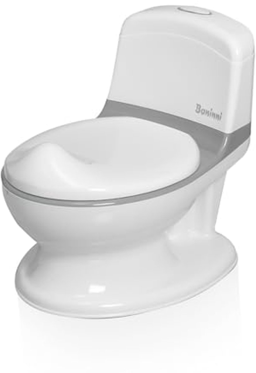 Kindertoilet Grijs - Ergonomisch en Veilig voor Kinderen