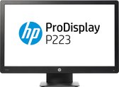 HP Monitor de 21,5" ProDisplay P223 54,6 cm (21.5") 1920 x 1080 Pixels Full HD Zwart